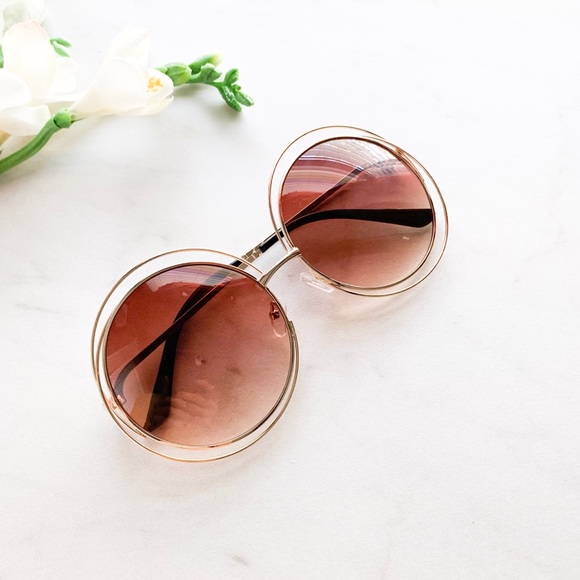 pro acme Accessories - new✨ 70s vibe oversized double circle sunglasses